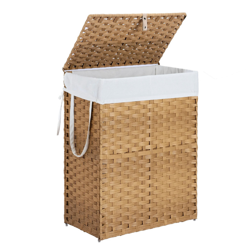 Walmart is selling a 'sturdy' and 'attractive' $80 foldable rattan laundry basket for only $29