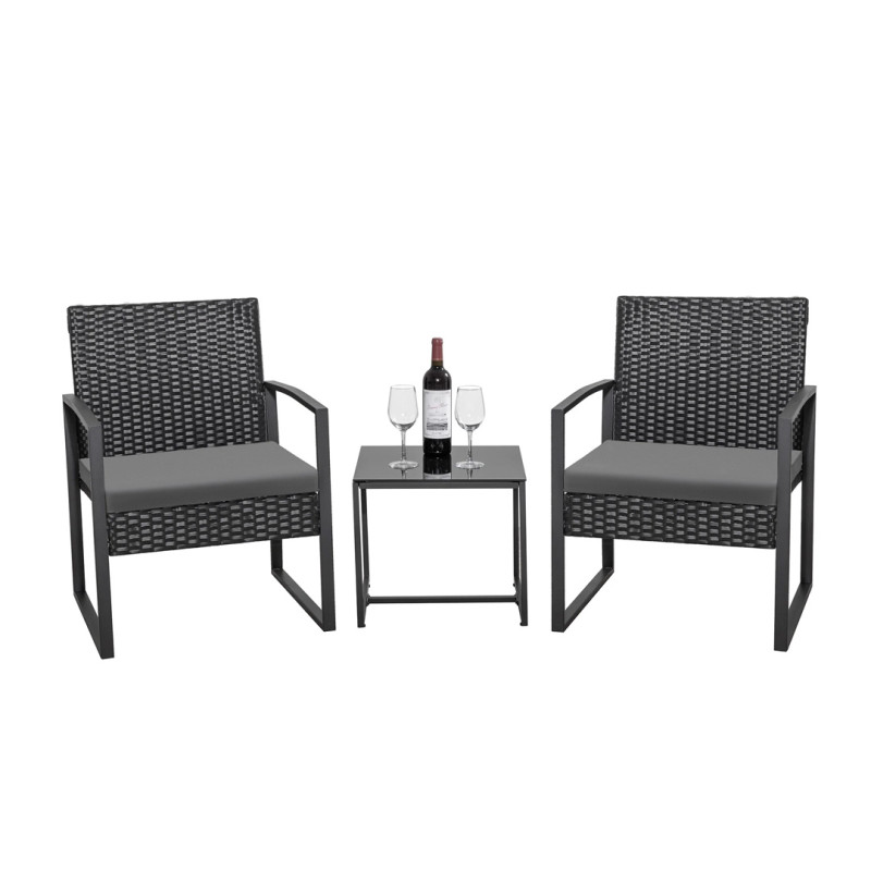 Walmart is selling a $175 wicker patio set for $85 that's 'clean' and 'sophisticated'
