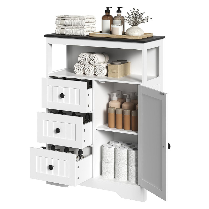 Amazon is selling a 'stylish' $140 bathroom storage cabinet for only $100