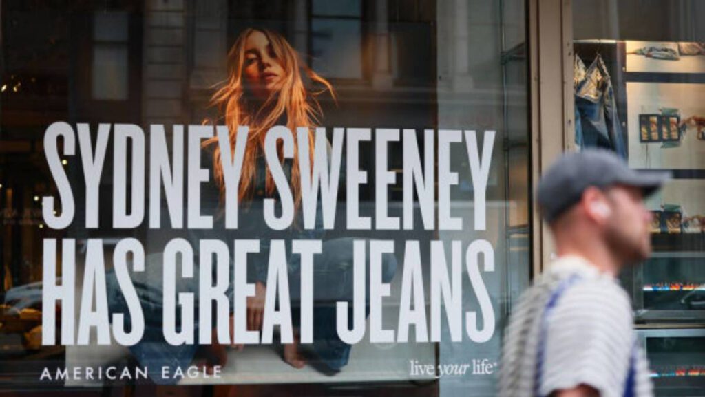 American Eagle stock surges 35% on celebrity collabs, earnings