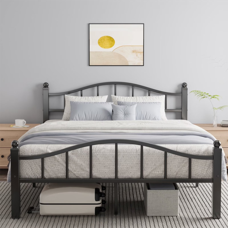 Walmart is selling a 'very nice,' all-steel platform bed frame for $97