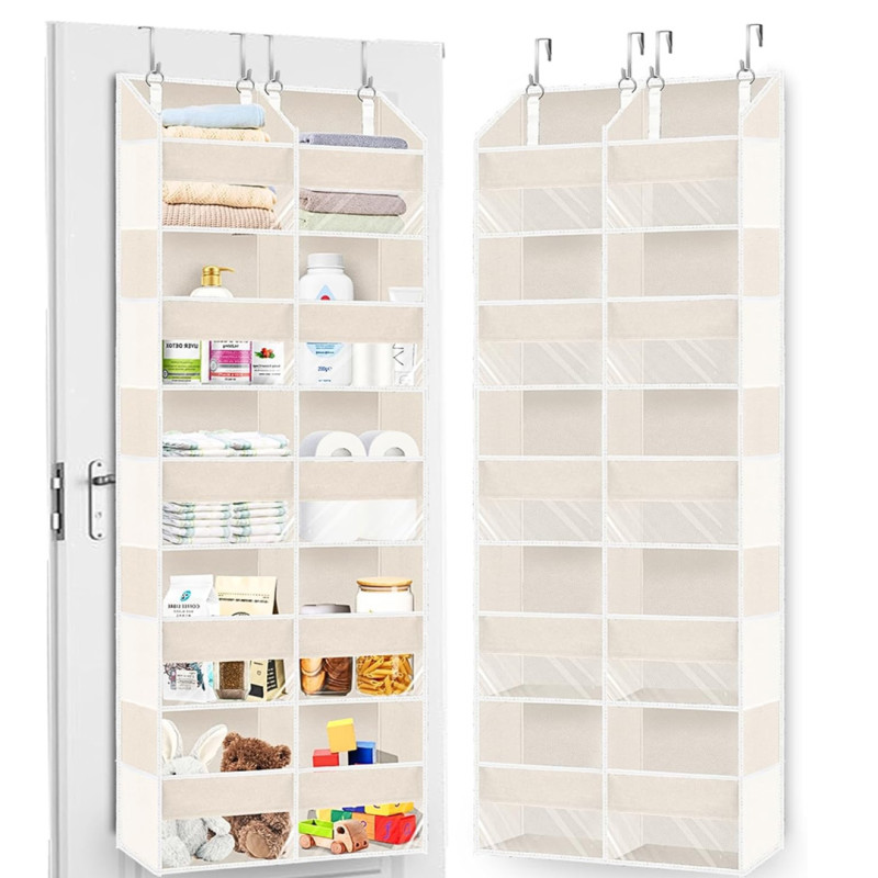 Amazon is selling an over-the-door organizer for $27 right now