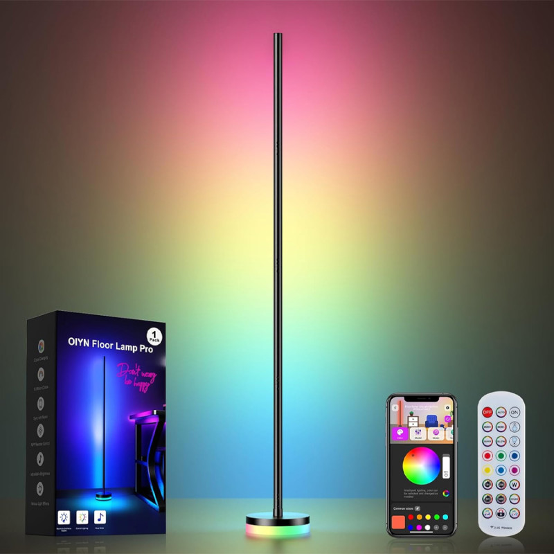 Amazon is selling a $79 floor lamp for $35, and shoppers say it 'transforms the room'