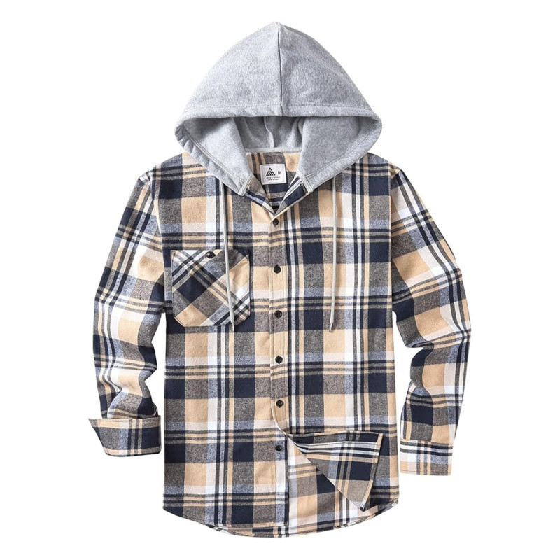 Amazon is selling a 'pretty comfortable' $41 flannel hoodie for $19 that's perfect for fall