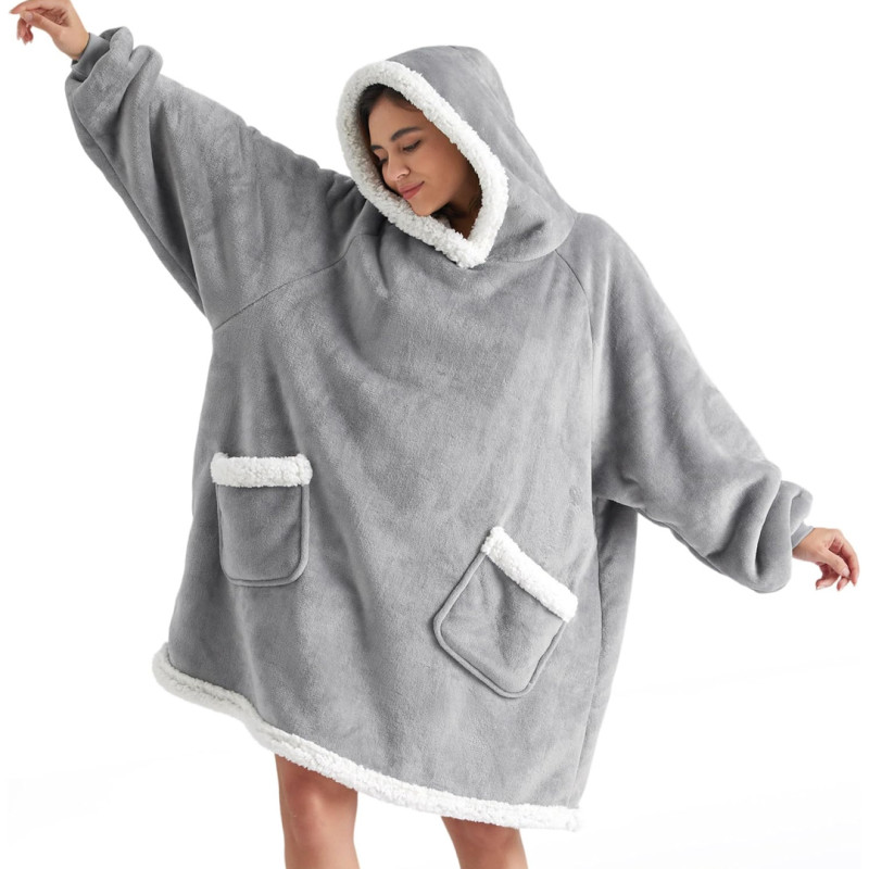 Amazon is selling a $42 blanket hoodie for just $25 that's 'super comfortable and very soft'