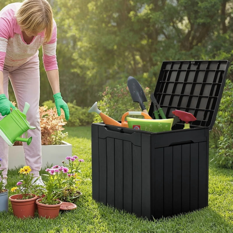 Walmart's bestselling outdoor deck box is 'spacious' and on sale for only $45