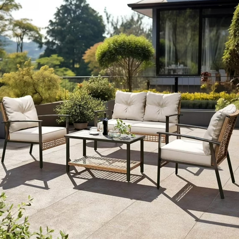 Walmart is selling a 4-piece wicker patio set for $330 that 'looks amazing'